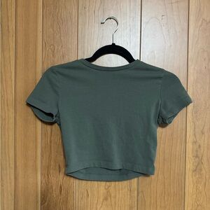 Wild Fable Olive Green Crop Top